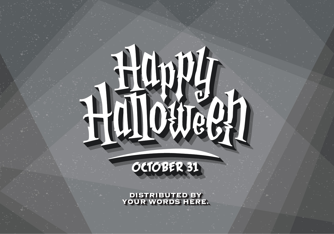 Halloween Vintage Title Card 136040 Vector Art at Vecteezy