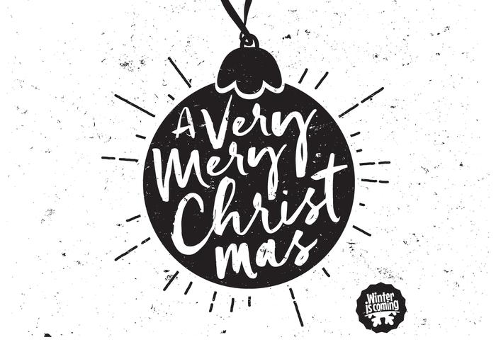Black Globe Christmas Ornament vector