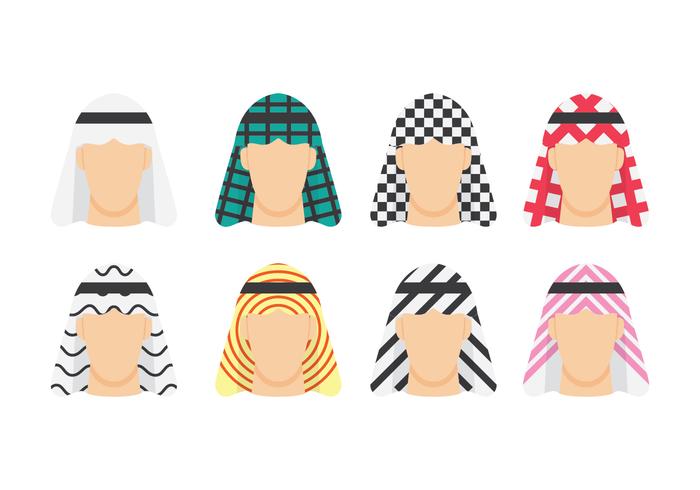 Free Arabian Man Avatars vector