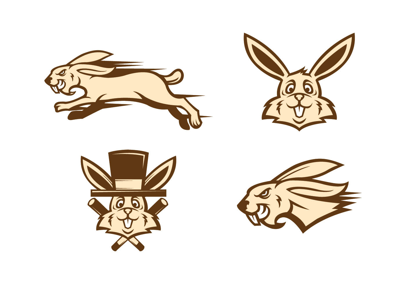 Download Free Rabbit Vector - Download Free Vectors, Clipart ...