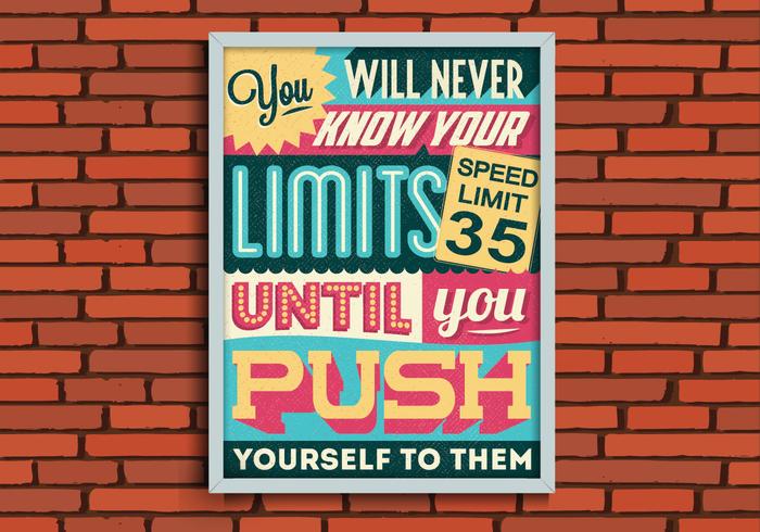 Push Your Limits Vector