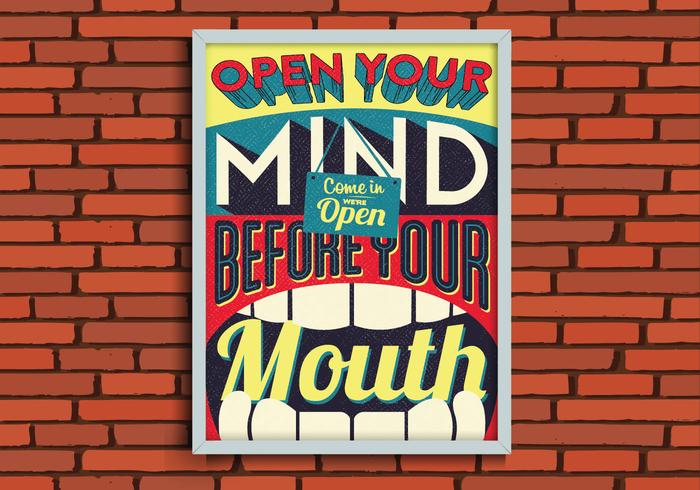 Open Your Mind Vector