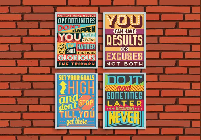 Goals Posters Vector