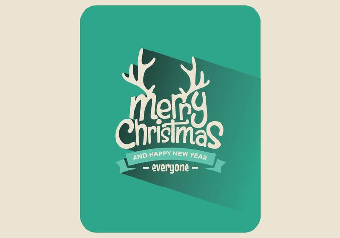 Christmas Playing Card Vector