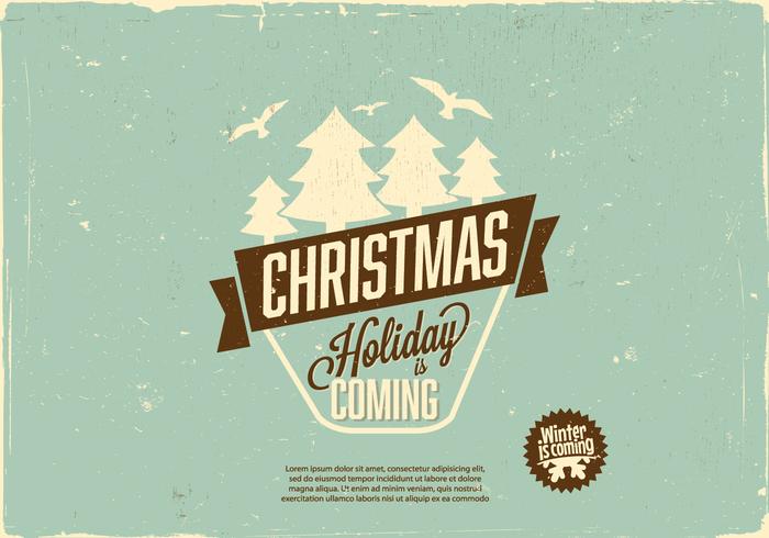 Christmas Holiday Getaway Vector