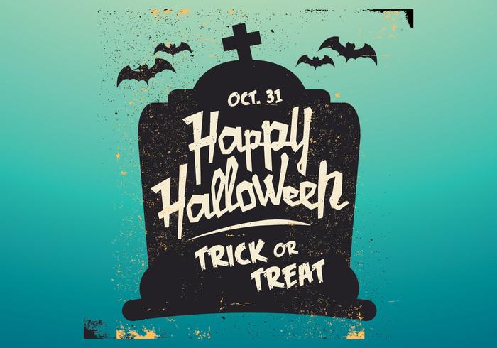 Tombstone Halloween Vector