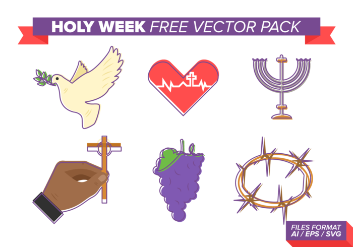 Holy Week Free Vector Pack Holy Week Free Vector Pack