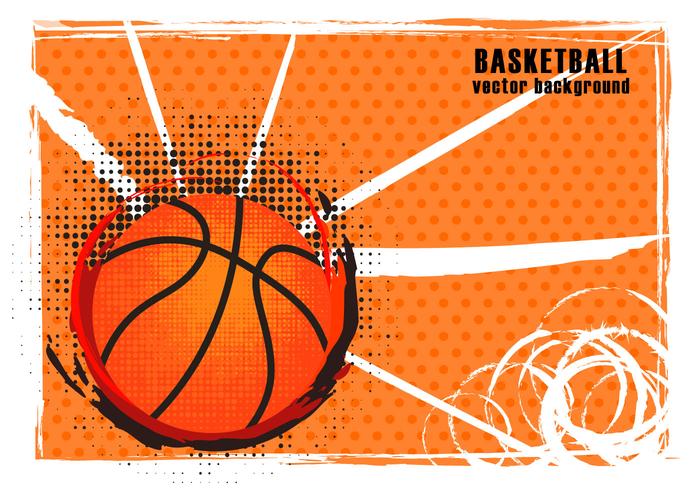 Baloncesto textura de fondo vector