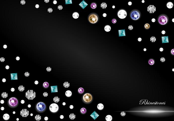 Rhinestone Background vector