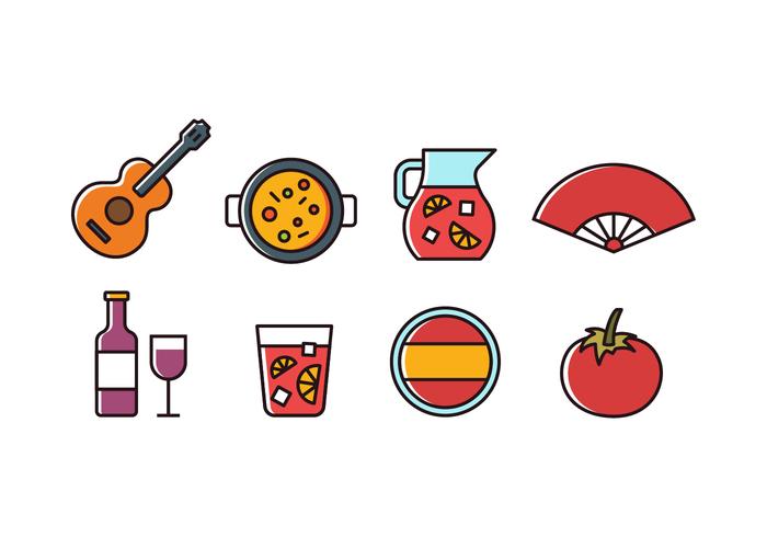 Free Spain Icon Set vector