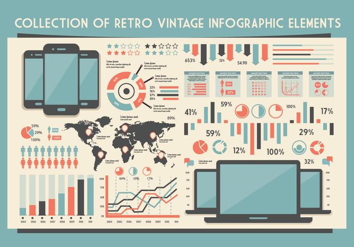 Gadget Infographics Vector