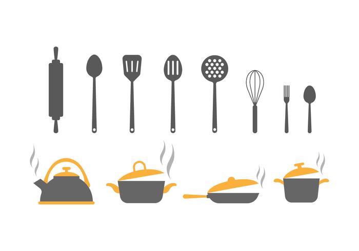 Free Kitchen Utensils Vector Icons