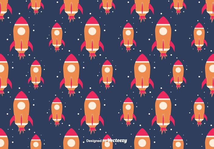 Starship Pattern Background vector
