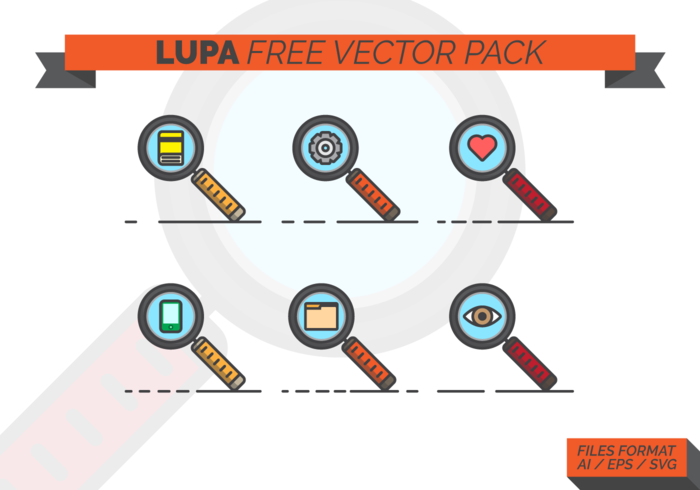 Lupa Free Vector Pack Lupa Free Vector Pack
