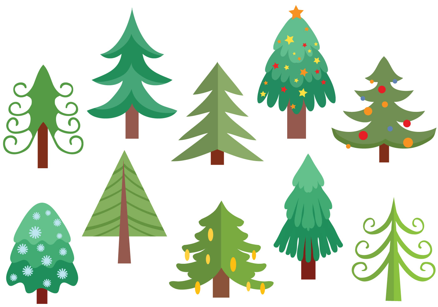 Free Christmas Tree Vectors 136402 Vector Art at Vecteezy