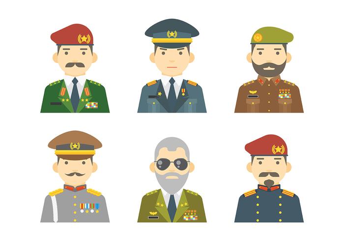 Free Brigadier Icons Vector