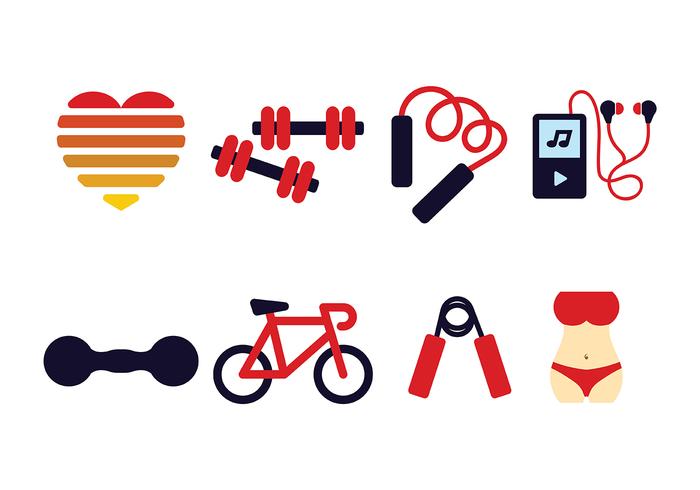 Fitness Icon Pack Vector