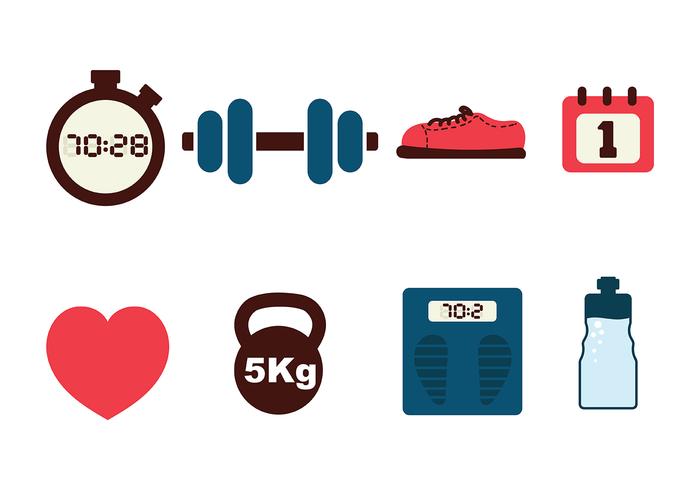 Fitness Icon Pack Vector