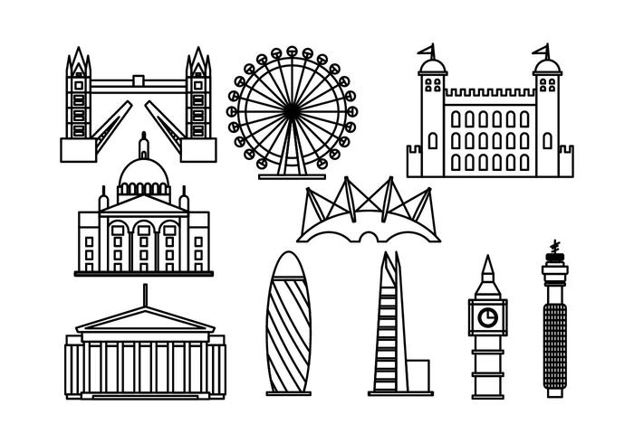 Landmark Free Vectors Landmark Free Vectors