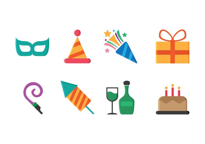 Free Party Icons vector