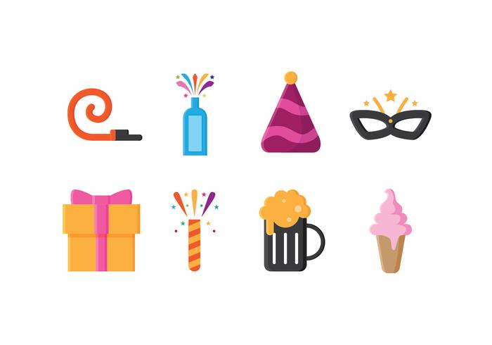 Free Party Icons vector