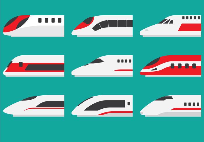 Super Train Locomotive vector