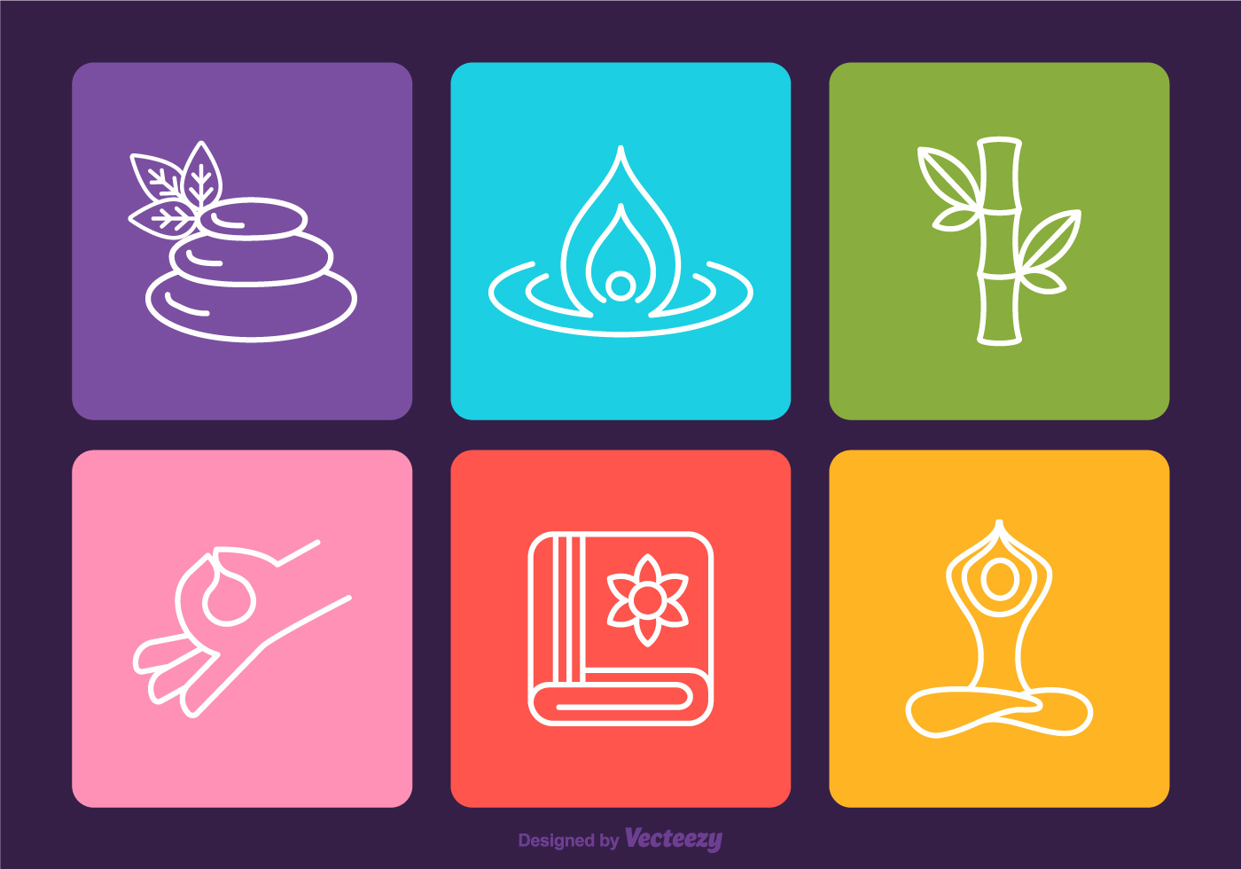 Download Free Spa Vector Outline Icons 136498 - Download Free ...