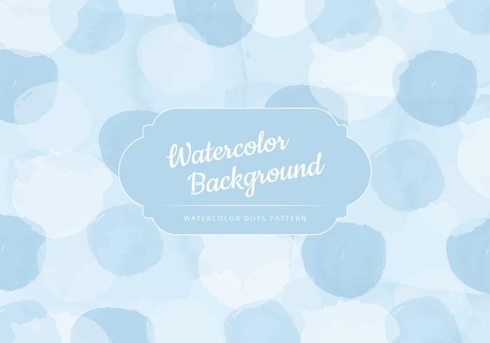 Vector Blue Watercolor Background