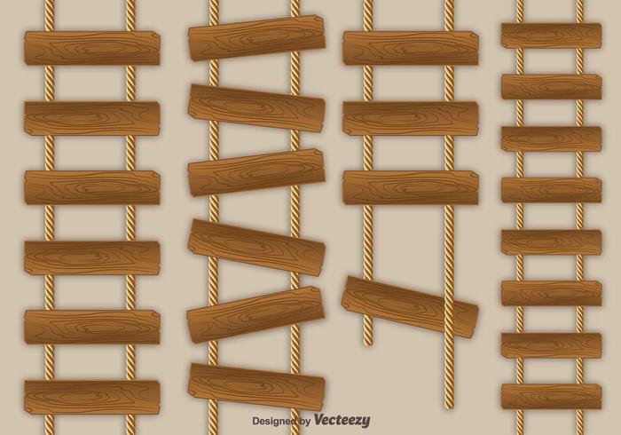 Rope Ladder Vector Icons