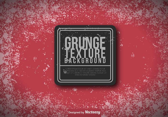 Red Grungy Background - Vector Template