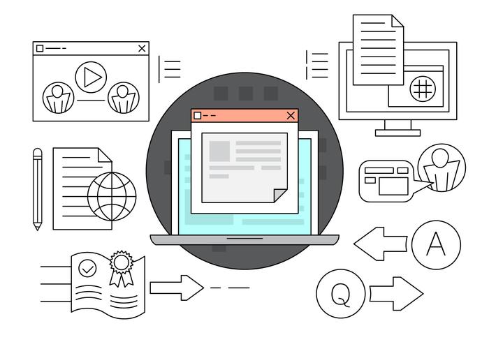 Free Office Icons vector