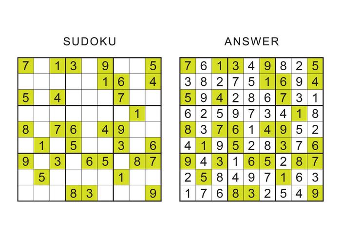 jogo de sudoku para crianças com sol bonito, nuvem e guarda-chuva. 2635419  Vetor no Vecteezy