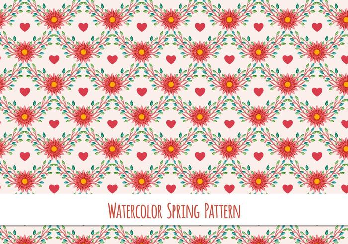 Free Vector Watercolor Pattern 