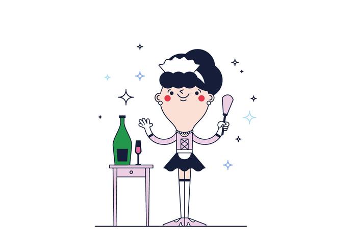 Free French Maid Vector