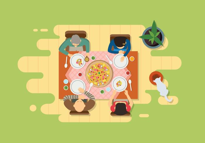 Free Paella Illustration Free Paella Illustration