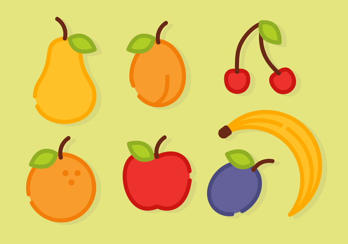 Free Minimalist Fruit Vector Free Minimalist Fruit Vector