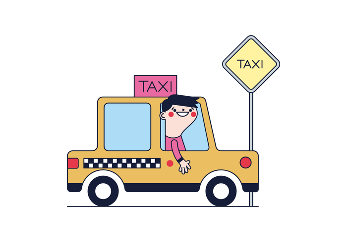 Taxi Driver Vector