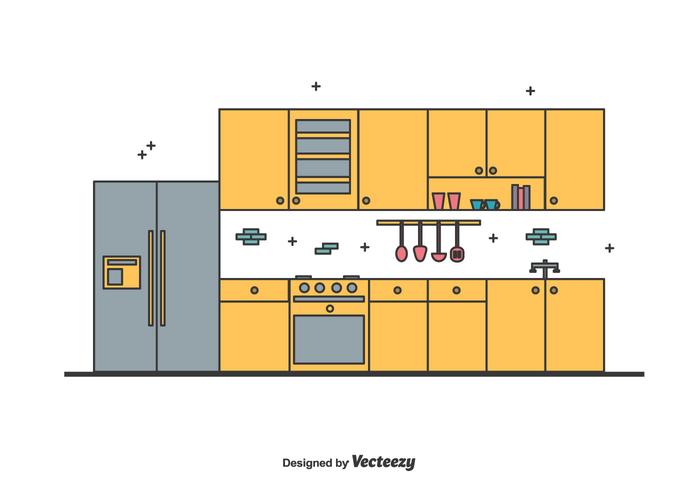 Vector de cocina