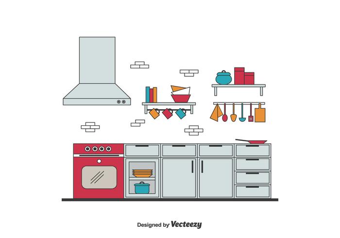 CocinaVector gratuito vector