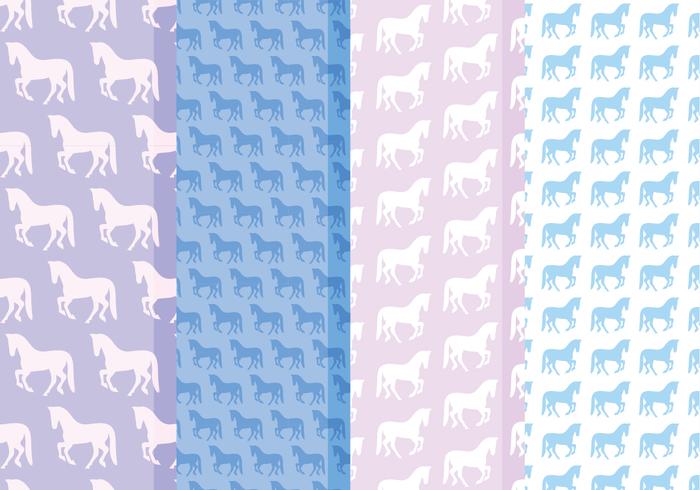 Vector Horses Patterns Vector Horses Patterns