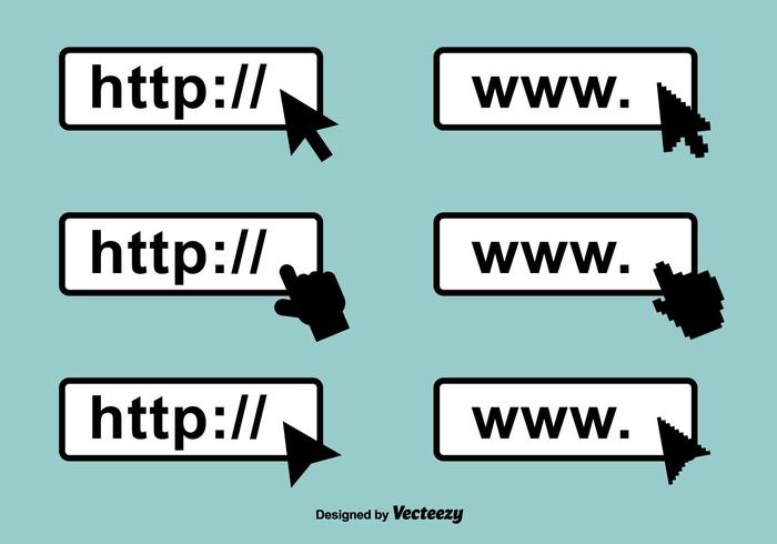 Address Bar Vector Icons