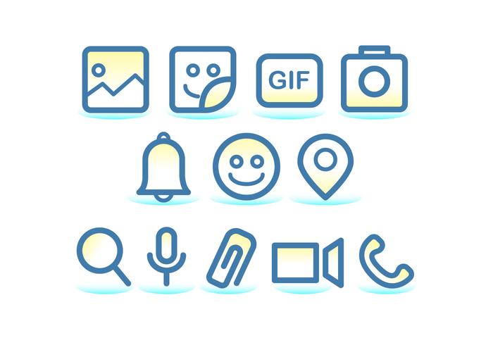 Tecnologia Facebook Messanger Icon vector