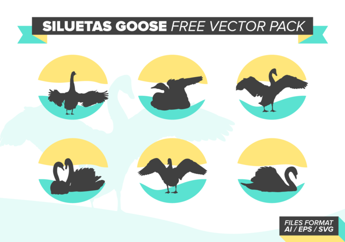 Siluetas Goose Free Vector Pack Siluetas Goose Free Vector Pack