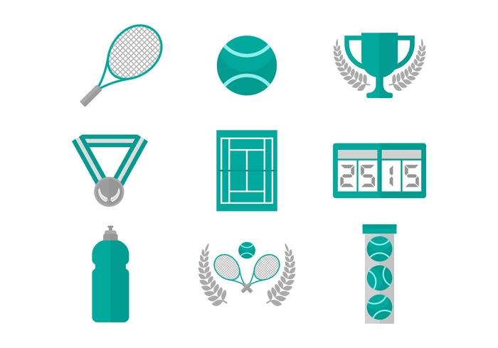 Free Tennis Vector Icons Free Tennis Vector Icons