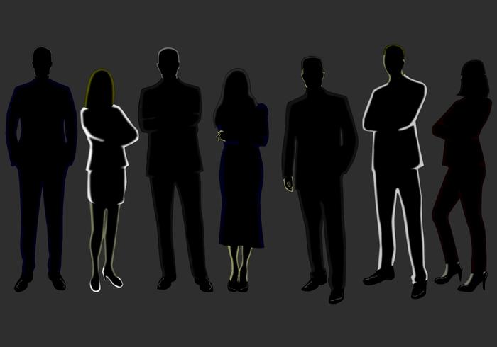 Business Person Silhouette vector