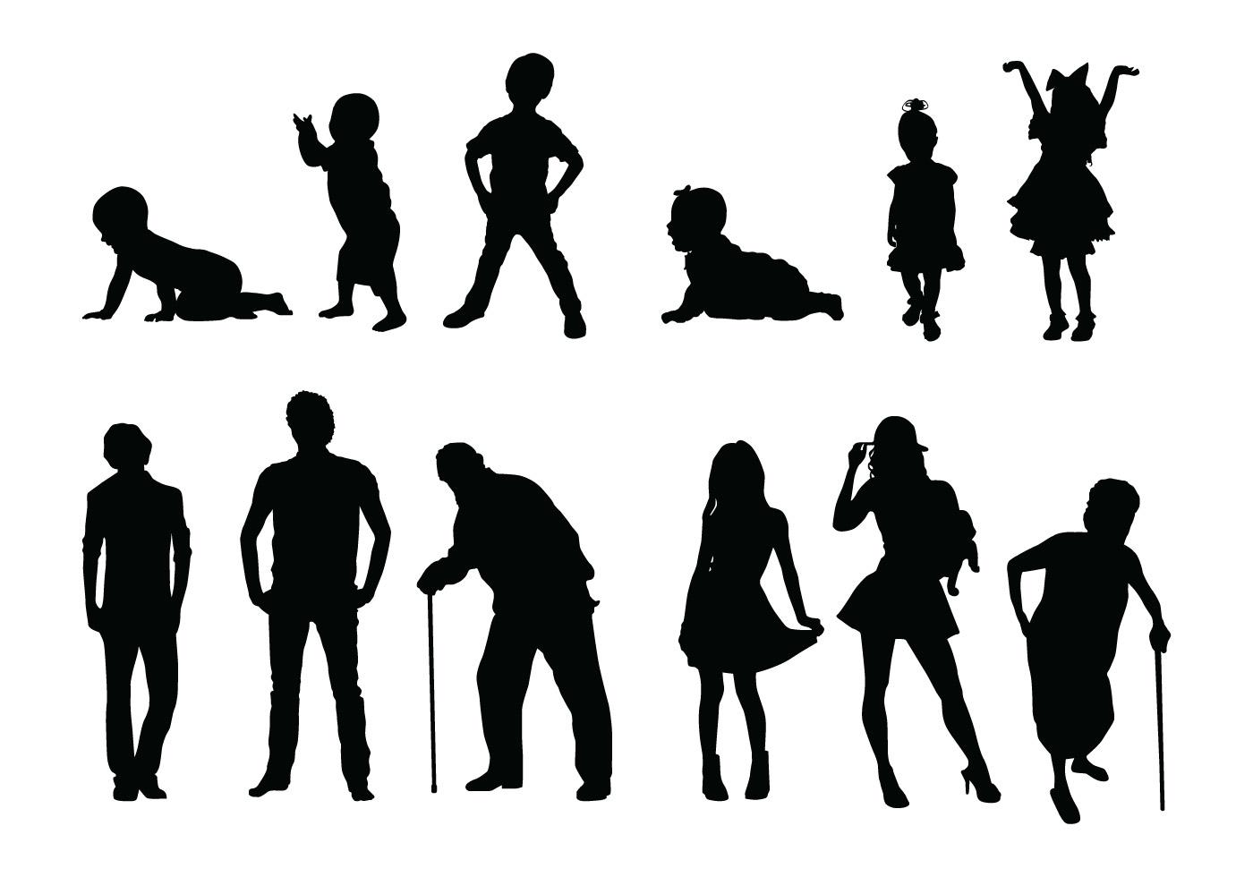 Human Silhouette 137254 Vector Art at Vecteezy