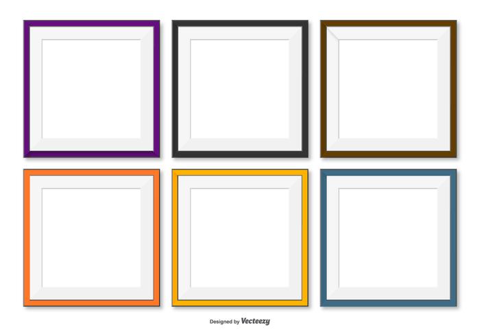 Square Frames Collection vector