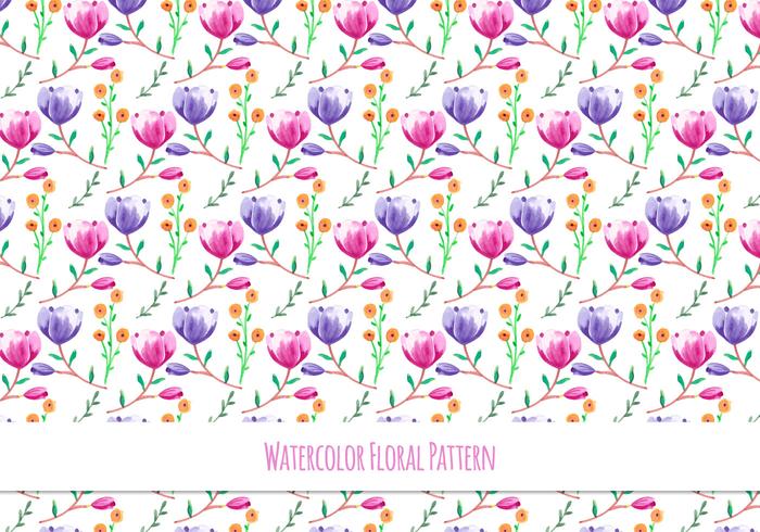 Beautiful Free Vector Floral Pattern