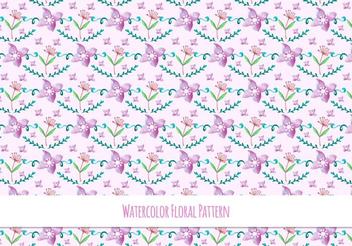 Spring Free Vector Floral Pattern