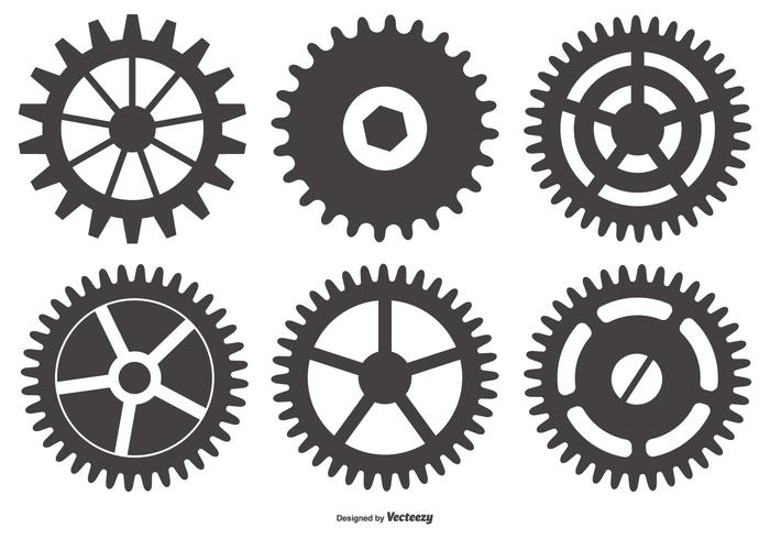 Cog Wheel Vector Shapes